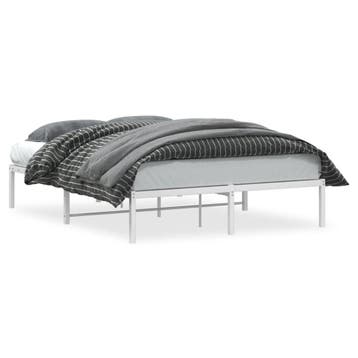 Metaal Bed 140x190 | Tweede Kansje | OP = OP (bedframe), Verzenden, Tweepersoons, Zo goed als nieuw, Metaal