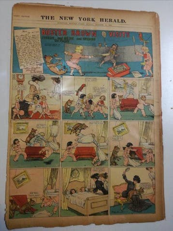 Buster Brown - European Edition of The New York Herald - 14, Nieuw