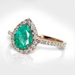 Sans prix de réserve - Bague - 14 carats Or rose, IGI 1,42, Nieuw