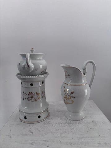 Theepot (2) - Porselein - Parijs