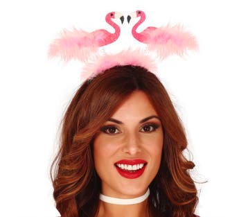 Haarband Veren En FlamingoS, Verzenden, Nieuw