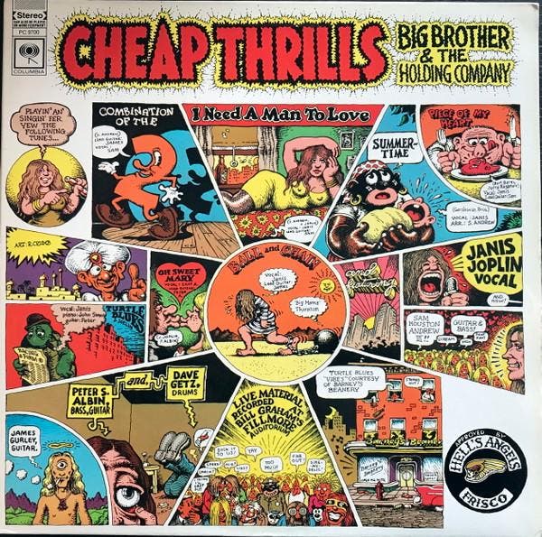Big Brother & The Holding Company - Cheap Thrills, CD & DVD, Vinyles | Rock, Envoi