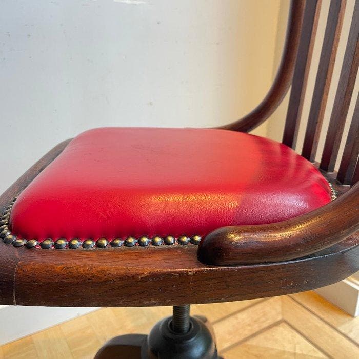Bureaustoel - DRAAI - Eik, Antiquités & Art, Curiosités & Brocante