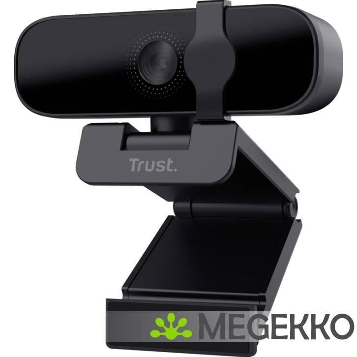 Trust Tanor Full HD USB Webcam Zwart, Informatique & Logiciels, Webcams, Envoi