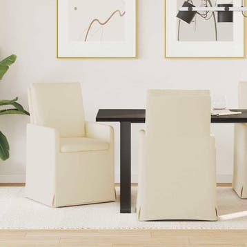 Eetstoelen beige 41% korting - Retour deal!, Twee, Overige kleuren, Verzenden, Zo goed als nieuw