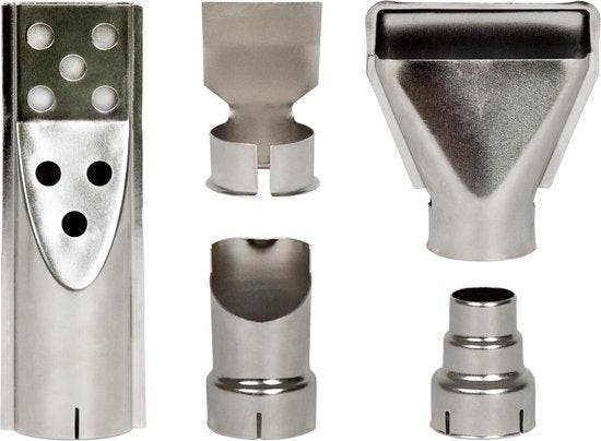 2dekans | VONROC heteluchtpistool mondstuk set – 5 stuks -, Doe-het-zelf en Bouw, Gereedschap | Overige machines, Ophalen of Verzenden