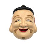 Noh masker - Handgesneden hout (Zonder minimumprijs)