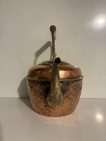 Theeketel - Koper, Messing - Bollitore/Ketel antiek