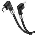 DrPhone FlexAngle 100W USB-C naar USB-C Kabel Dubbel Haaks –, Télécoms, Verzenden