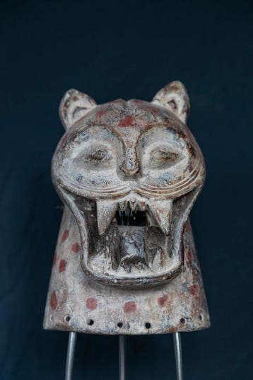 Mask - Luba - Democratische Republiek Congo - luipaard