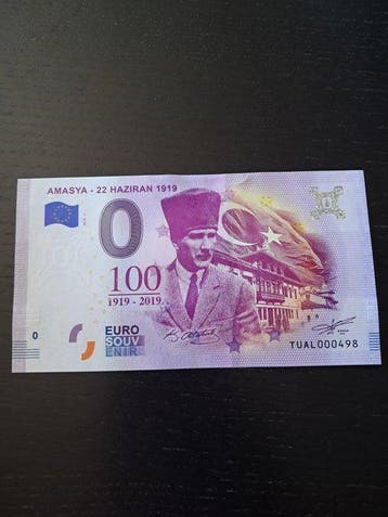 wereld. 0 Euro Banknote 2019/2022 (21 banknotes) (Zonder