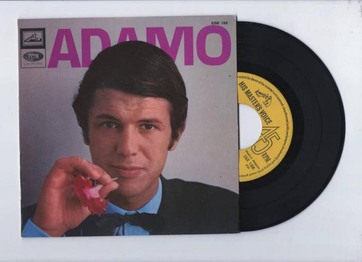 Salvatore Adamo – Le Neon / Vivre / Une Larme Aux Nuages / D, Cd's en Dvd's, Vinyl Singles, Ophalen of Verzenden