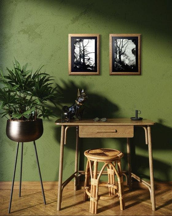 Eugène Eechaut (1928-2019) - Black tree compositions, Antiquités & Art, Art | Objets design