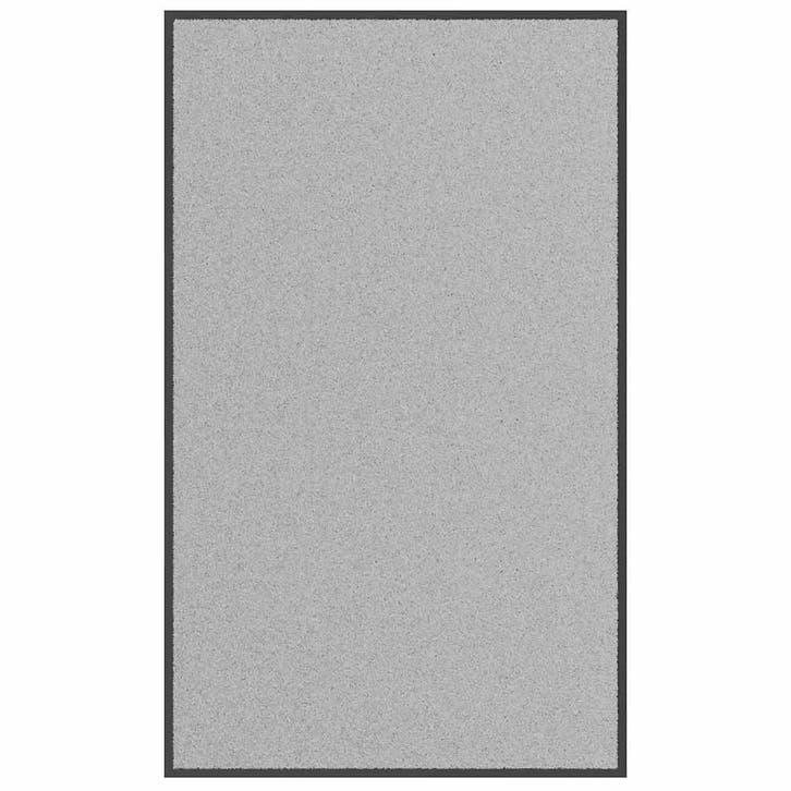 vidaXL Deurmat 90x150 cm grijs, Tuin en Terras, Deurmatten, Nieuw, Verzenden