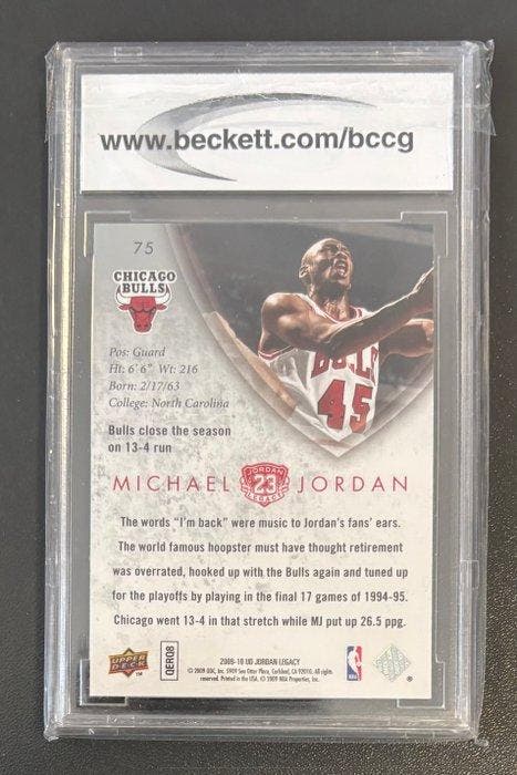 2009/10 Upper Deck MJ Legacy Collection Gold Michael Jordan, Verzamelen, Stickers