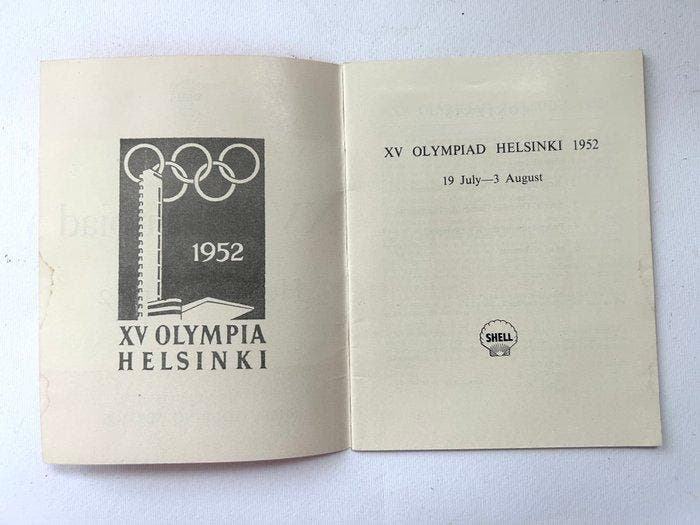 Shell Touring Service - Olympic Games Helsinki 1952 –, Collections, Collections Autre