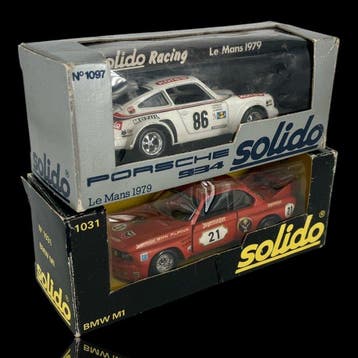 Solido 1:43 - Voiture miniature (2) - Set of 2 Vintage