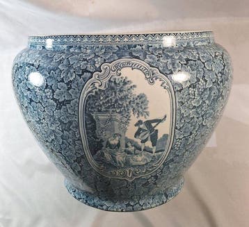 Royal Bonn - Franz Anton Mehlem - Jardinière - Faïence, Antiquités & Art