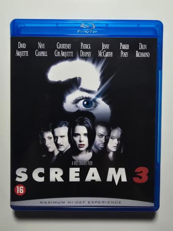 SCREAM 3 (BLURAY), Cd's en Dvd's, Blu-ray, Gebruikt