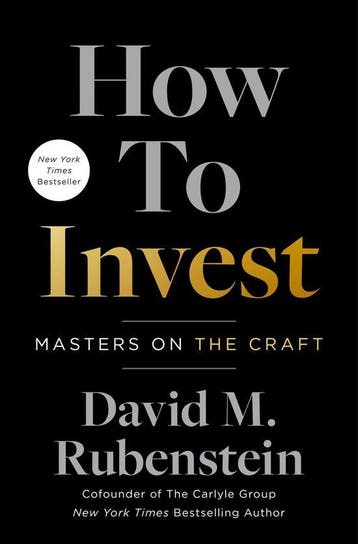 How to Invest 9781982190309 David M. Rubenstein, Verzenden, Gelezen, David M. Rubenstein