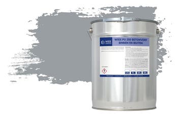Wixx PU 250 Betonverf Buiten en Binnen RAL 7040 |, Doe-het-zelf en Bouw, Verzenden, Nieuw