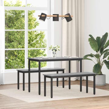vidaXL Bank Grijs Sonoma 110 x 35 x 45 cm Bewerkt hout, Verzenden