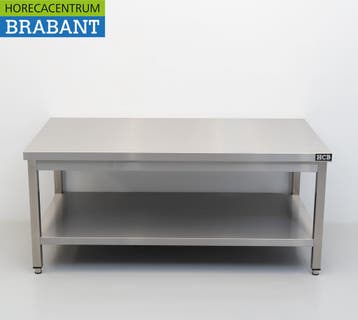 Table de travail HCB en acier inoxydable, gamme Premium, 140, Verzenden