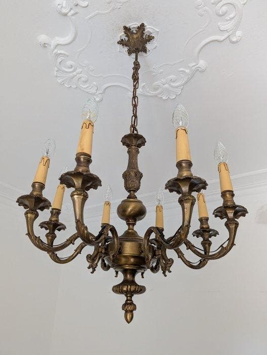 Lustre - Bronze, Antiquités & Art, Curiosités & Brocante