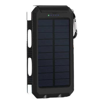 Solar Charger 20.000mAh met Zaklamp - Externe Powerbank, Verzenden, Nieuw, Stuff Certified®