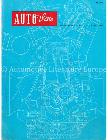 1961 AUTOVISIE MAGAZINE 09 NEDERLANDS, Ophalen of Verzenden