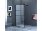 Veiling - Inloopdouche / Douchewand - 140x200 - Mat Zwart Pr, Doe-het-zelf en Bouw, Sanitair, Nieuw