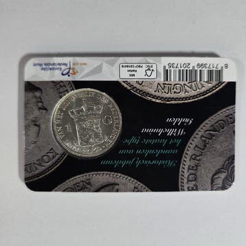 Nederland. Wilhelmina. 1 Gulden 1939, Coincard Historische