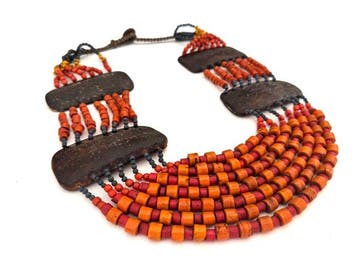 Headhunters krijgerketting - Naga - India (Zonder