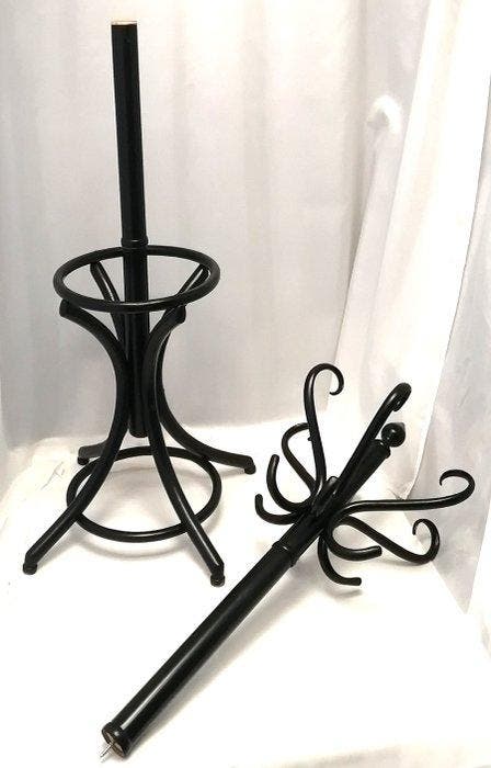 Thonet-Stijl oude originele kapstok - Draaibaar Demontabel -, Antiquités & Art, Curiosités & Brocante