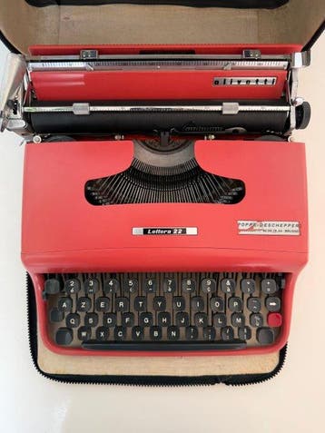 Marcello Nizzoli - Olivetti, Lettera 22 - Machine à écrire -, Antiquités & Art