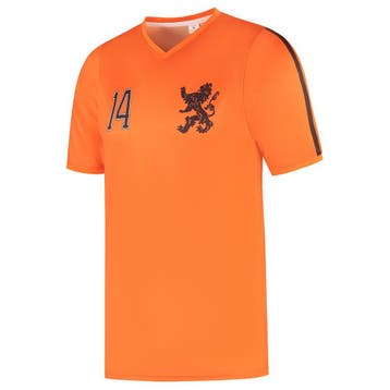 Kingdo Nederlands Elftal Voetbalshirt Eigen Naam - Nummer 14, Verzenden, Bal