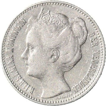 Nederland. Wilhelmina. 1/2 Gulden 1906 ZELDZAAM