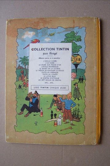 Tintin T13 - Les 7 Boules de Cristal (B2) - C - 1 Album - EO
