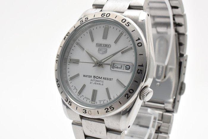 Seiko - Seiko 5 Automatic Day-Date - Zonder minimumprijs -, Handtassen en Accessoires, Horloges | Antiek