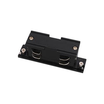 Luxar 3-Fase-Rail doorverbinder zwart, Verzenden