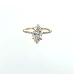 Sans prix de réserve - Bague - 14 carats Or jaune - 1.27ct.