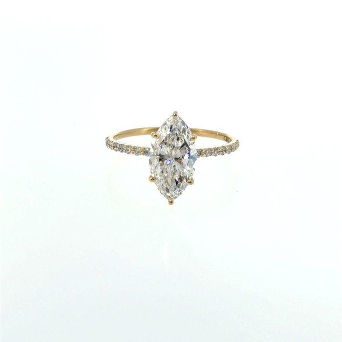 Sans prix de réserve - Bague - 14 carats Or jaune - 1.27ct., Bijoux, Sacs & Beauté, Bagues