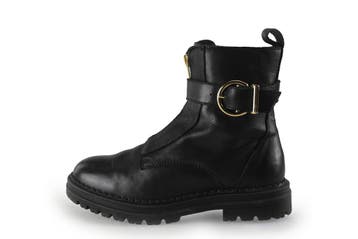 Nelson Veterboots Meisjes in maat 33 Zwart, Verzenden, Jongen of Meisje, Schoenen, Zo goed als nieuw