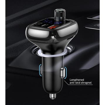 2x USB/USB-C Autolader Bluetooth Transmitter Handsfree, Verzenden