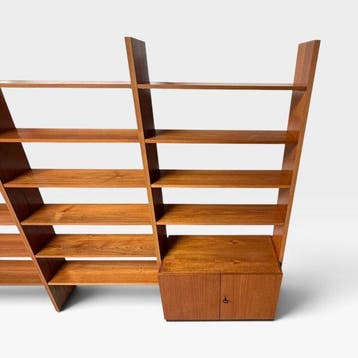 Stellingkast - Hout, teakhoutfineer