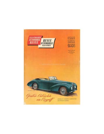 1948 AUTOMOBIL REVUE JAARBOEK DUITS FRANS, Livres, Ophalen of Verzenden
