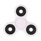 Standard Tri Fidget Hand Spinner Anti Stress Draaier Toy Wit, Verzenden