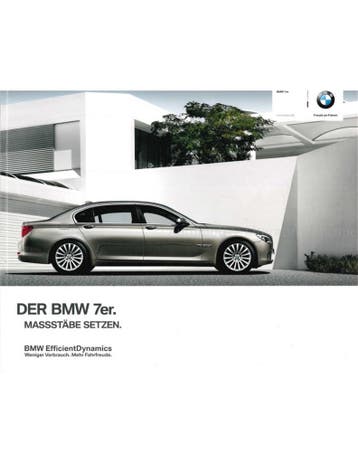 2011 BMW 7 SERIE BROCHURE DUITS, Ophalen of Verzenden, Nieuw