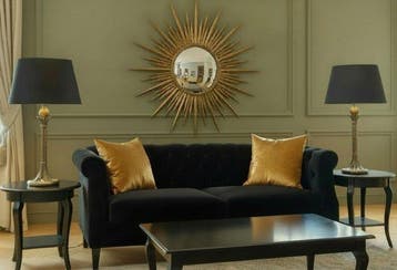 Lamp - Neoclassieke stijl - Patineerde messing en
