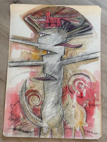 Jesús González de Armas (1934-2002) - Taíno Ureinwohner,
